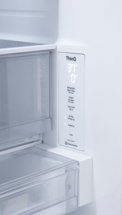 LG 36\" 26 Cu. Ft. French-Door Counter-Depth MAX™ Refrigerator - Smudge Proof Stainless Steel - LRFXC2606S