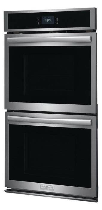 Frigidaire Gallery 27\" 3.8/3.8 Cu. Ft. Electric Double Wall Oven with Total Convection - Smudge-Proof® Stainless Steel\t - GCWD2767AF