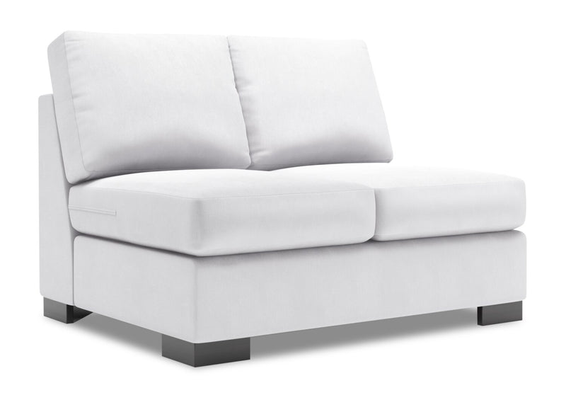 Sofa Lab Track Armless Loveseat - Pax Ice