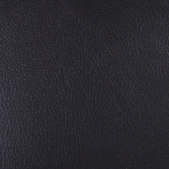 Drake 3-Piece Right-Facing Leather-Look Fabric Sleeper Sectional with Storage Ottoman - Black