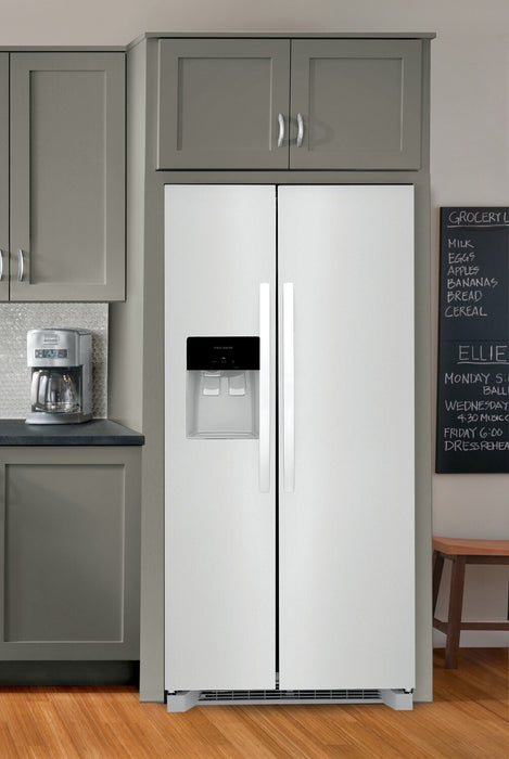 Frigidaire 33\" 22.3 Cu. Ft. Standard-Depth Side-by-Side Refrigerator - White - FRSS2323AW