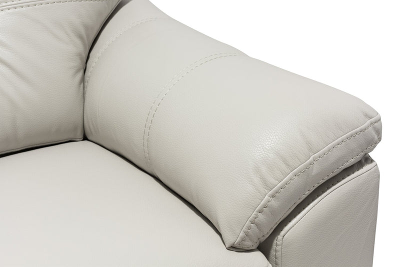 Made in Canada Addison 63\" Leather-Look Fabric Loveseat with Removable Seat Cushions and Tufting - Beige