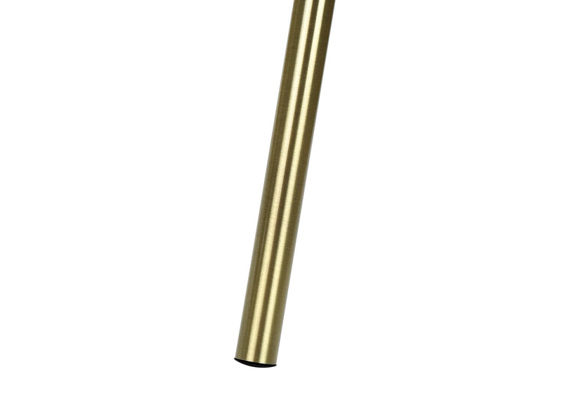 63\" Gold Metal Tripod Floor Lamp