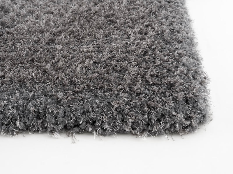 Lawson Grey Shag Area Rug - 5' x 7'