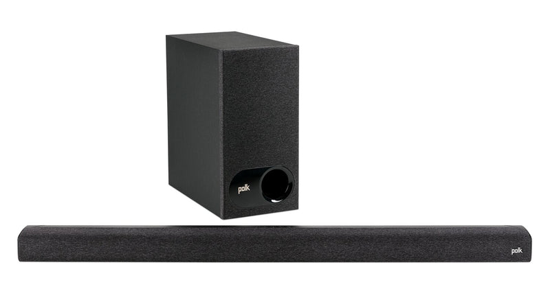 POLK 2.1 CH Dolby Digital DTS Virtual:X Soundbar with Wireless Subwoofer (Signa S3) 
