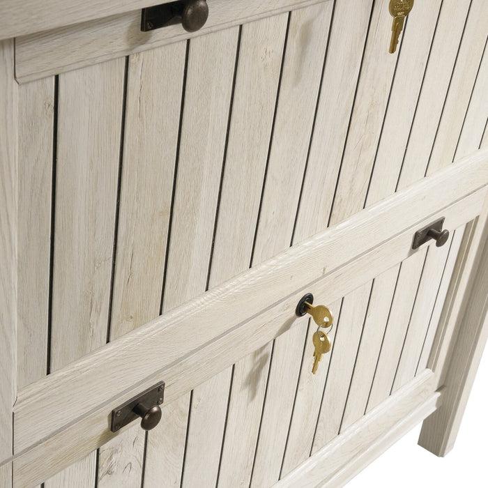 Retta 33.39\" 2-Drawer Lateral Filing Cabinet - Chalked Chestnut