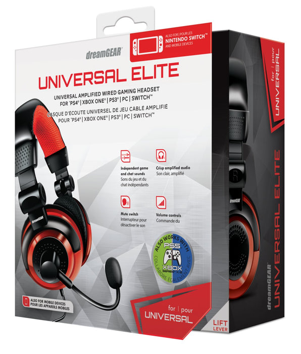 DreamGEAR Universal Wired Gaming Headset