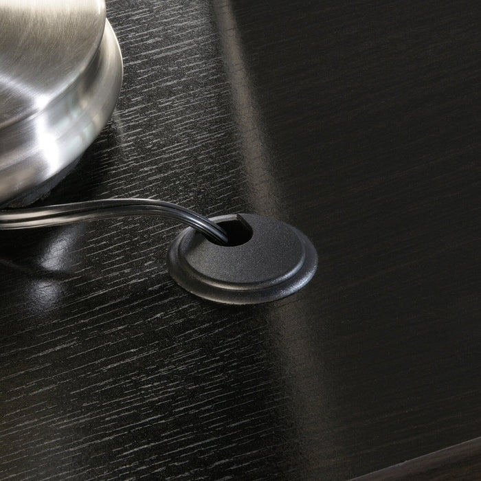 Palladia 65.12\" Executive Office Desk with 5-Drawers - Wind Oak