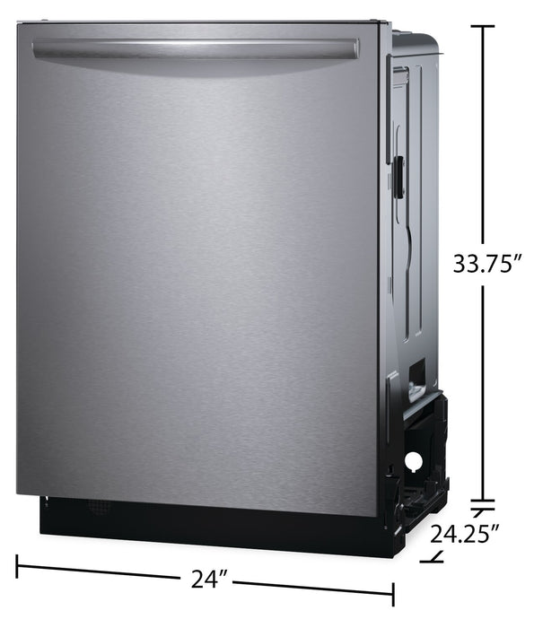 Frigidaire Gallery 24\" 47 dBA Built-In Top-Control Dishwasher - Smudge-Proof™ Stainless Steel - GDSH4715AF