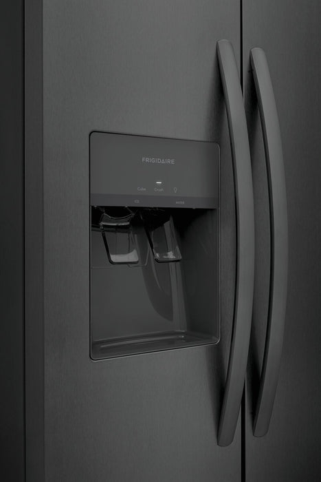 Frigidaire 33\" 22.3 Cu. Ft. Standard-Depth Side-by-Side Refrigerator - Black Stainless Steel - FRSS2323AD