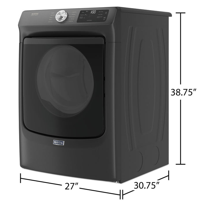 Maytag 7.3 Cu. Ft. Gas Dryer - Volcano Black - Stackable - MGD5630MBK
