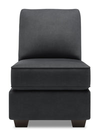 Sofa Lab Roll Armless Chair - Pax Pepper 