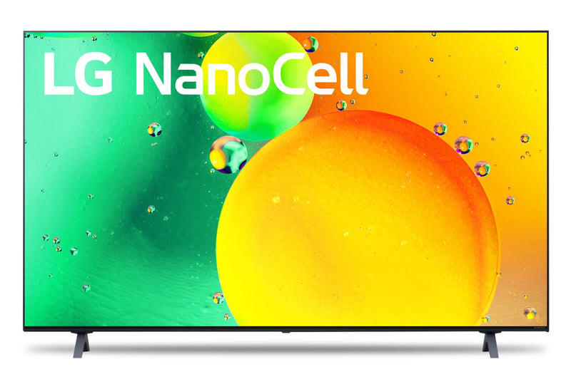 LG 75\" Nanocell 4K UHD HDR10+ HGiG ThinQ 60Hz Smart TV (75NANO75UQA.ACC)