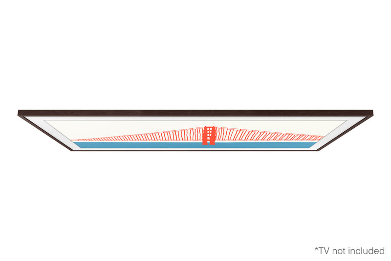 Samsung Customizable Bezel for 50\" The Frame TV - Modern Brown