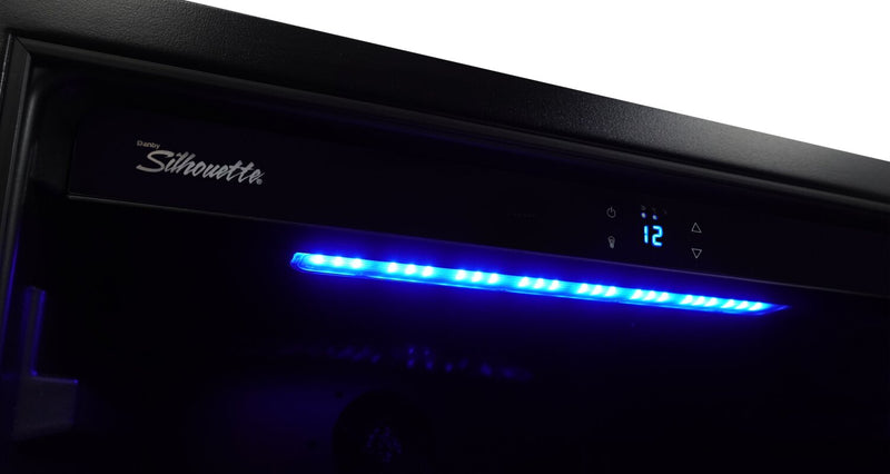 Silhouette Stilton 23.8\" 5.7 Cu. Ft. Single-Door Wine Cooler - Stainless Steel - SWC057D1BSS