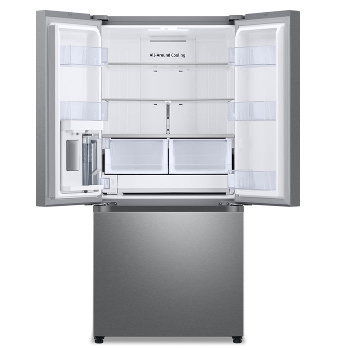 Samsung 33\" 24.5 Cu. Ft. French-Door with Beverage Center™ &AutoFillWaterPitcher Refrigerator - Stainless Steel - RF25C5551SR/AA