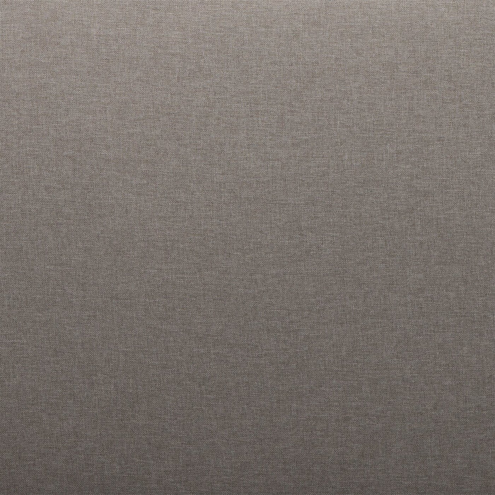 Novalee 35\" Linen-Look Fabric Chair with Flared Arms and Button Tufting - Taupe