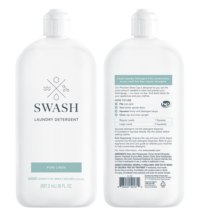 Whirlpool Swash® Pure Linen Laundry Detergent - SWHLDLFL2B
