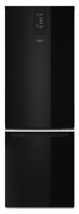 Whirlpool 24\" 12.9 Cu. Ft. Bottom-Mount Refrigerator - Black - WRB533CZJB