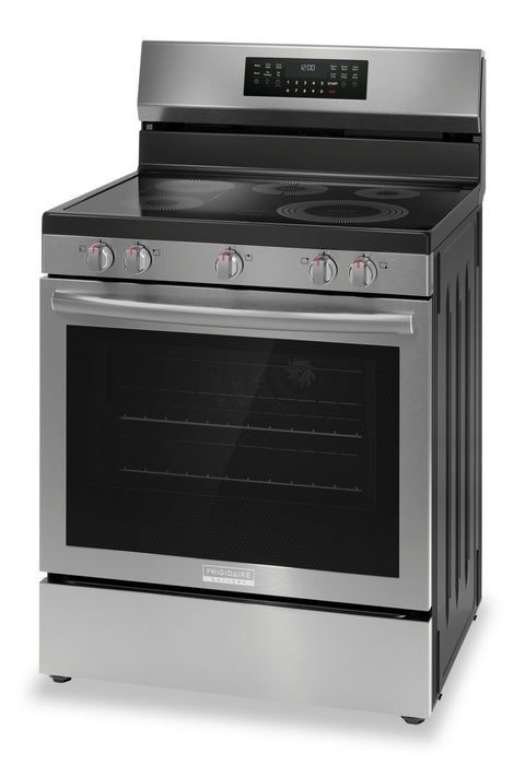 Frigidaire Gallery 5.3 Cu. Ft. Electric Range With Total Convection and Air Fry - Smudge-Proof® Stainless Steel - GCRE306CBF