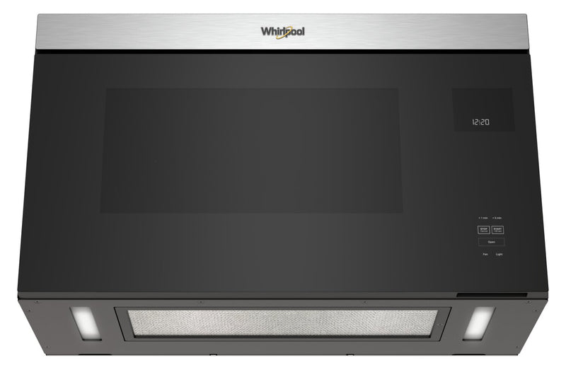 Whirlpool 1.1 Cu. Ft. Flush Over-the-Range Microwave with 900 Watts Cooking - Fingerprint Resistant Stainless Steel - YWMMF5930PZ