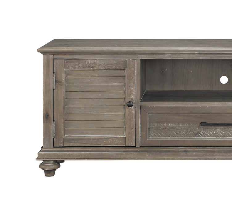 Winston 72\" Modern TV Stand with Storage and Cable Management for TVs up to 80\"- Light Brown