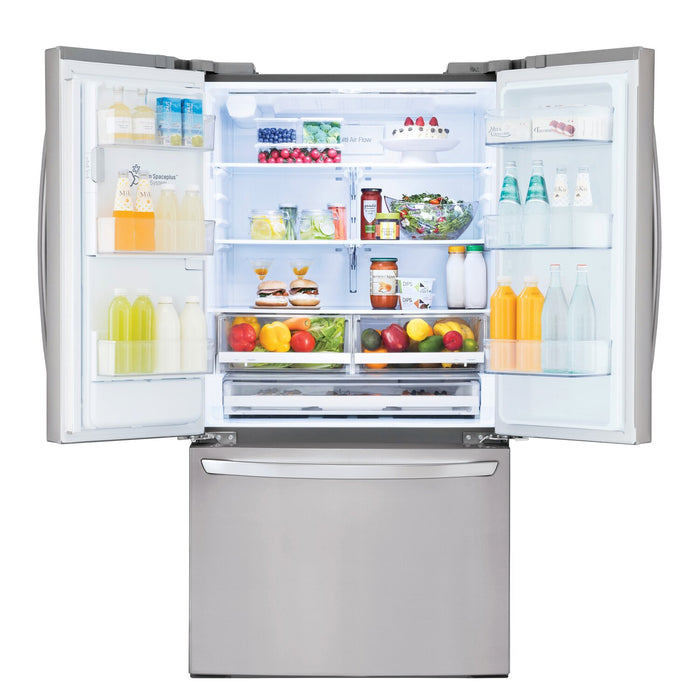 LG 36\" 28 Cu. Ft. French-Door Refrigerator - Smudge Proof Stainless Steel - LRFS28XBS