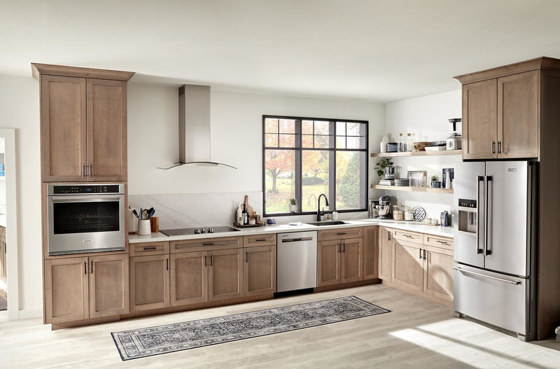 Maytag 30\" 5 Cu. Ft. Electric Single Wall Oven with True Convection - Fingerprint Resistant Stainless Steel - MOES6030LZ