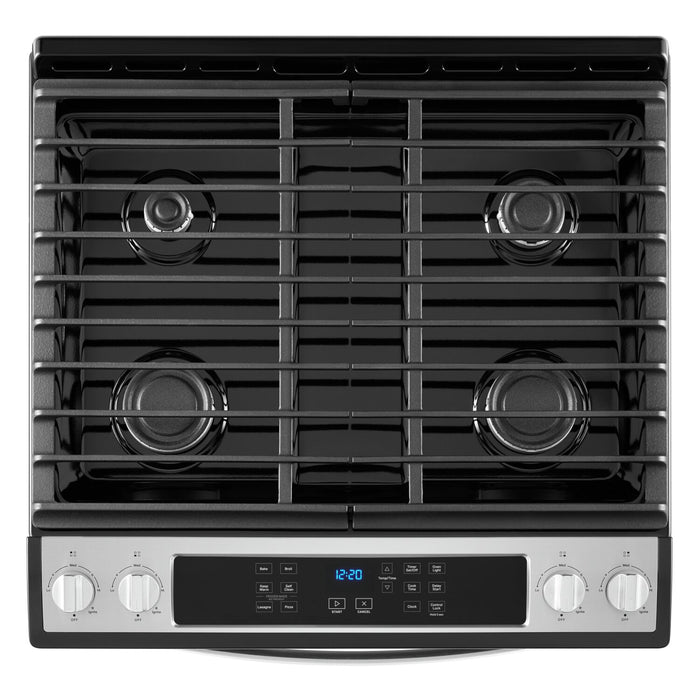 Whirlpool 5 Cu. Ft. Gas Range with Self-Clean - Stainless Steel - WEG515S0LS