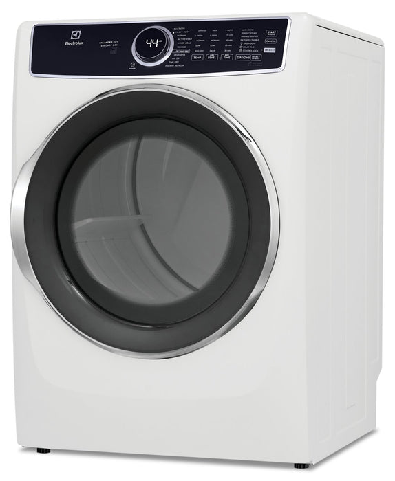 Electrolux 8 Cu. Ft. Electric Dryer with Steam - White - Stackable - ELFE753CAW