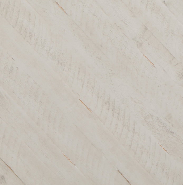 Bronwyn 50\" Traditional Coffee Table with Storage - Alabaster Pine with Scroll Design Wood Base