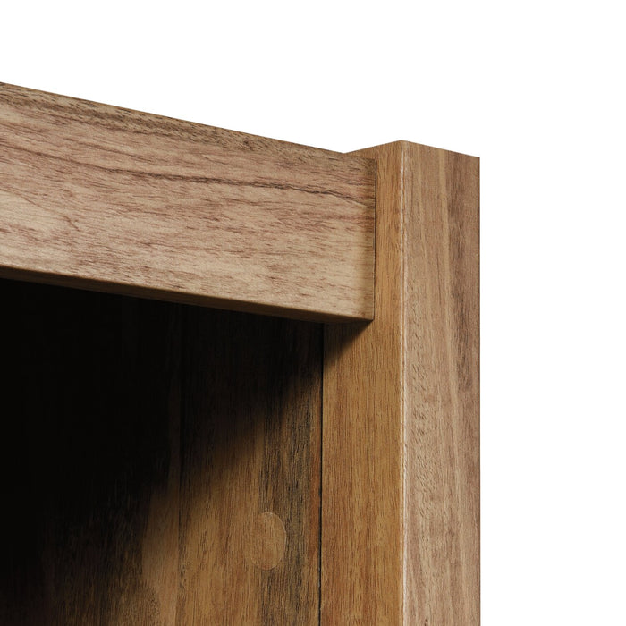 Alfie 48.31\" Bookcase with Cubbyholes & Storage - Light Brown