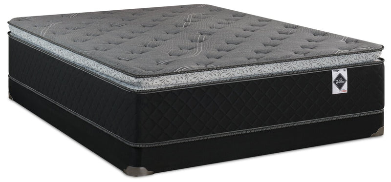 Springwall Sage Pillowtop Low-Profile Queen Mattress-in-a-Box Set