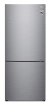 LG 28\" 15 Cu. Ft. Bottom-Mount Counter-Depth Refrigerator - Platinum Silver - LBNC15251V