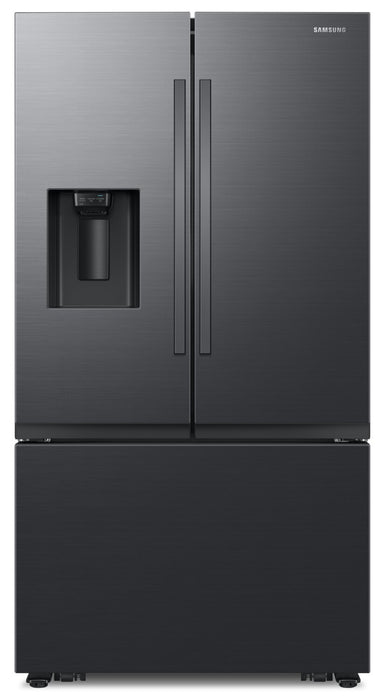Samsung 36\" 31 Cu. Ft. Full Depth French-Door Refrigerator - Matte Black Steel - RF32CG5400MTAA