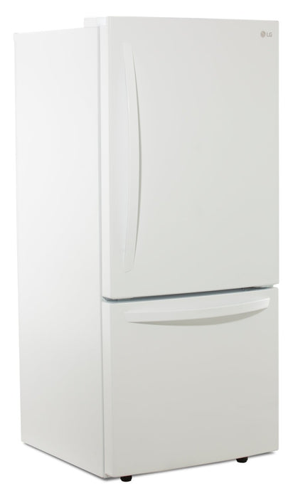 LG 30\" 22 Cu. Ft. Bottom-Mount Refrigerator - White - LRDNS2200W