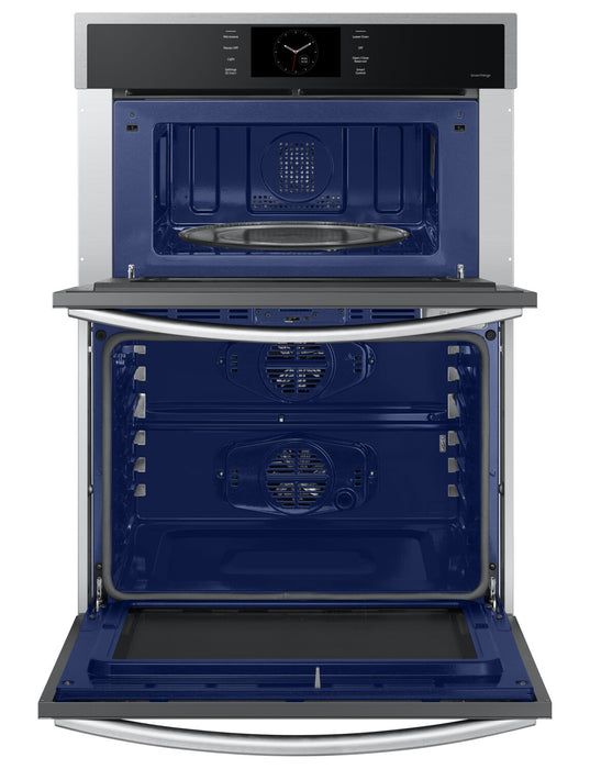 Samsung 30\" 7 Cu. Ft. Electric Micowave Combination Wall Oven with Steam Cook - Stainless Steel - NQ70CG600DSRAA