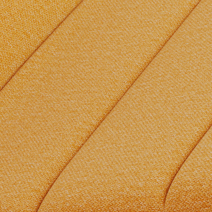 Jovi Counter-Height Stool with Linen-Look Fabric, Wood - Mustard