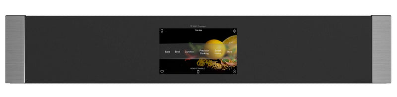 Profile 30\" 5 Cu. Ft. Electric Wall Oven with True European Convection with Direct Air - Stainless - PTS700LSNSS