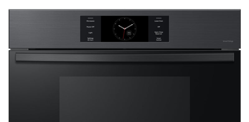 Samsung 30\" 7 Cu. Ft. Electric Micowave Combination Wall Oven - Matte Black Steel - NQ70CG700DMTAA