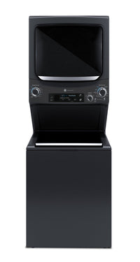GE Electric Unitized Spacemaker 4.5 Cu. Ft. Washer / 5.9 Cu. Ft. Dryer with WiFi Diamond Gray - GUD5…
