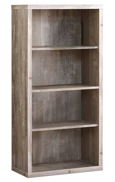 Slade 23.75\" 4-Shelf Bookcase - Taupe