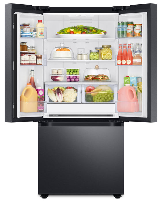 Samsung 30\" 22.1 Cu. Ft. French-Door Refrigerator - Black Stainless Steel - RF22A4111SG/AA