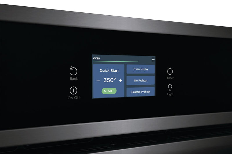 Frigidaire Gallery 27\" 3.8 Cu. Ft. Electric Single Wall Oven with Total Convection - Smudge-Proof® Black Stainless Steel - GCWS2767AD