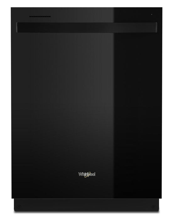 Whirlpool 24\" 47 dBA Built-In Top-Control Dishwasher with Third Rack - Black - WDT750SAKB