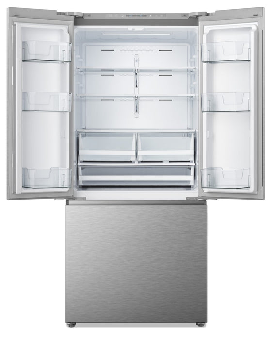 Hisense 29.9\" 20.8 Cu. Ft. French-Door Refrigerator - Stainless Steel - RF210N6ASE