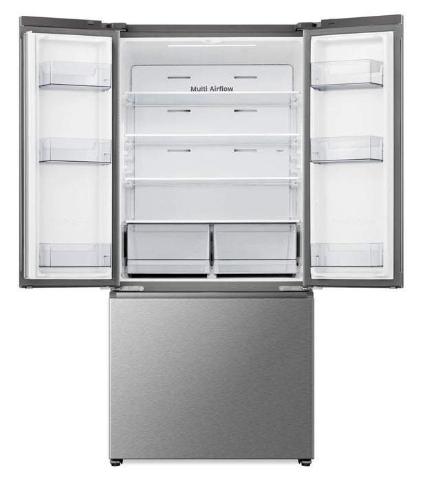 Hisense 31.3\" 22.1 Cu. Ft. French-Door Refrigerator - Stainless Steel - RF22B3FSE