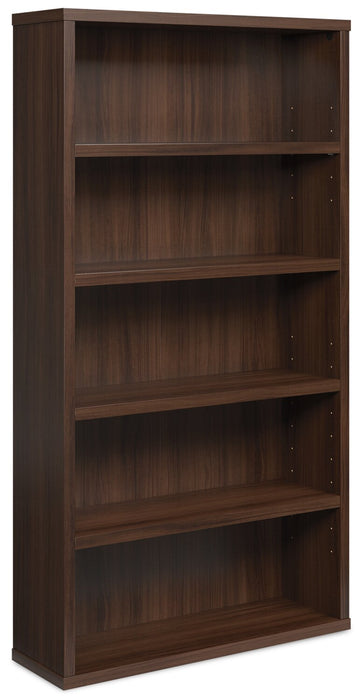 Affirm 34.8\" Commercial Grade 5-Shelf Bookcase - Noble Elm