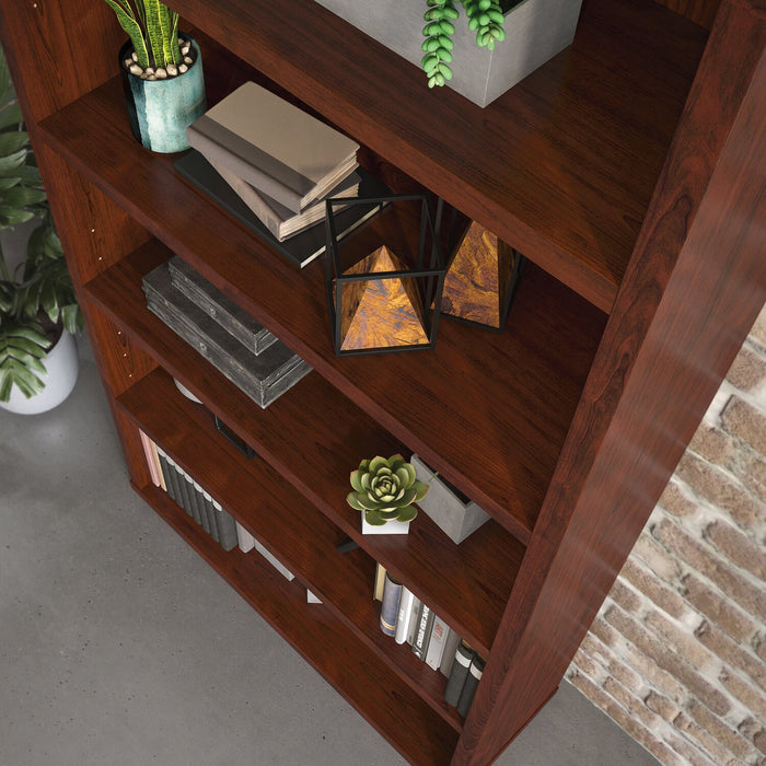 Affirm 34.80\" Commercial Grade 5-Shelf Bookcase - Classic Cherry