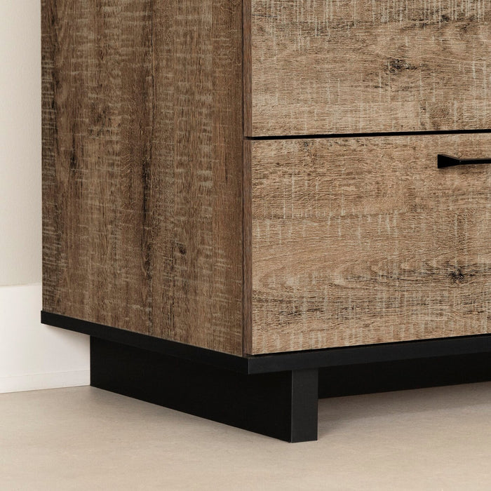 Everley Bedroom 6-Drawer Dresser, 51.3\"W x 31.3\"H - Brown